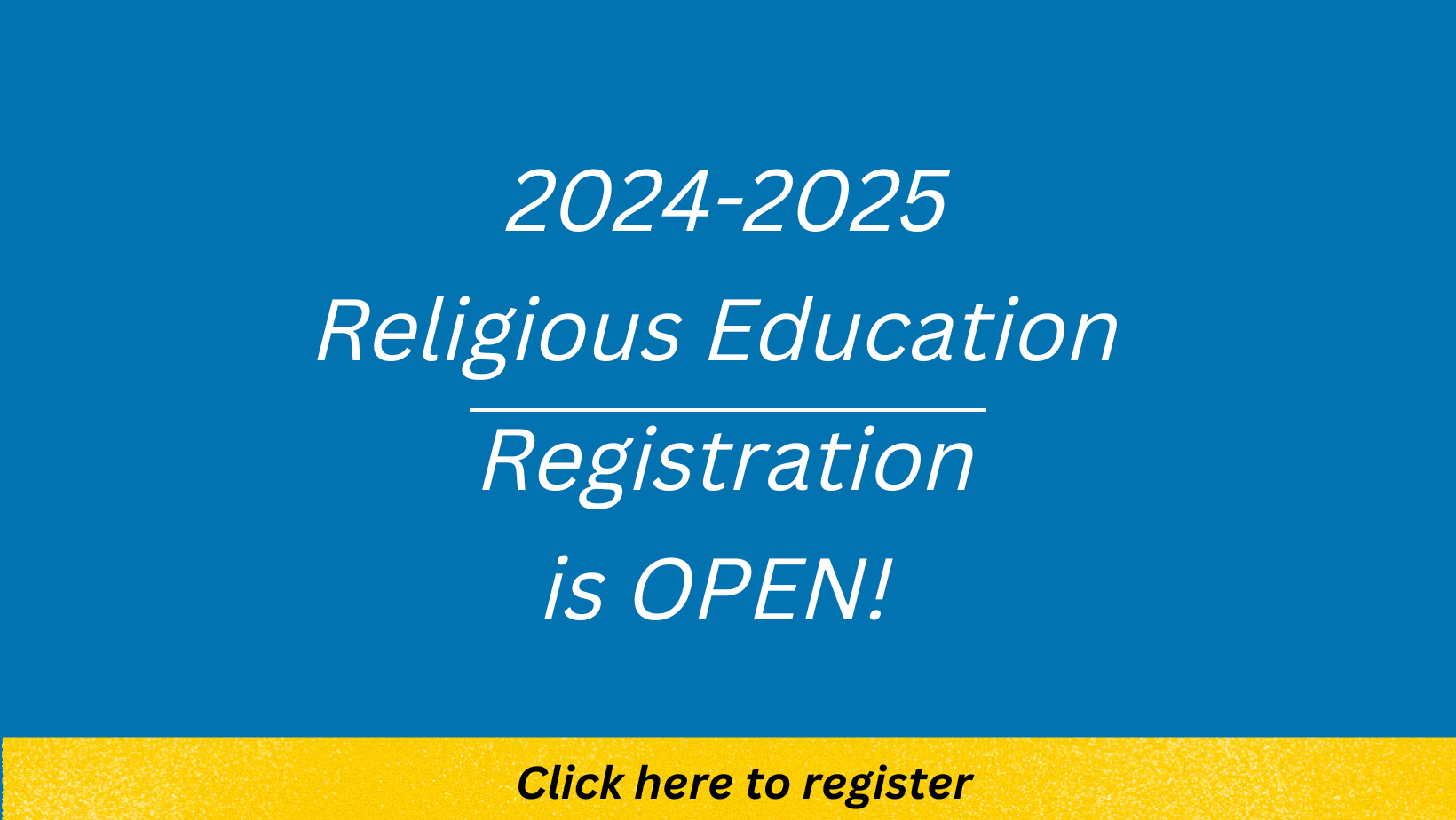 2024 2025 RE Registration homepage tile