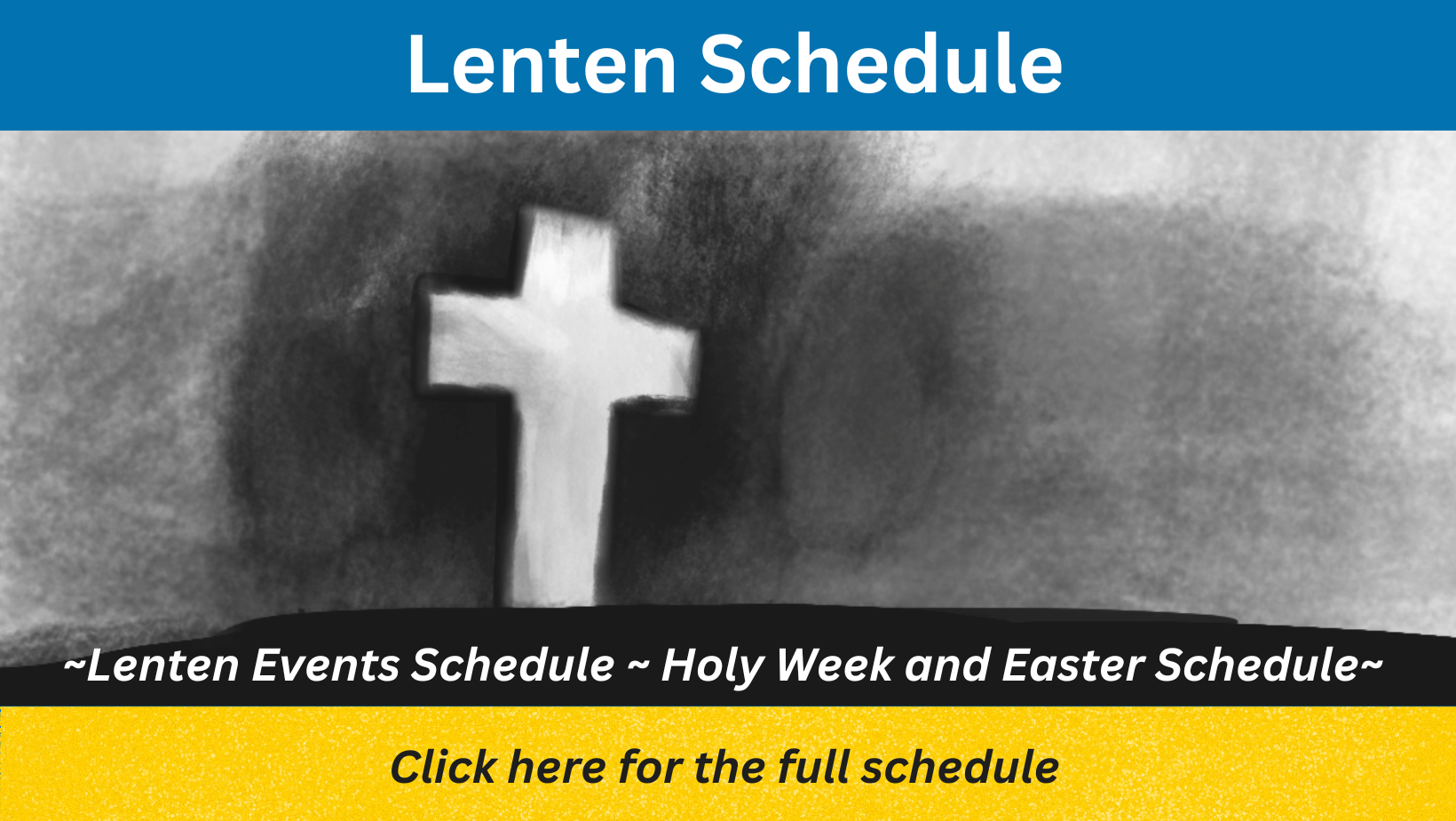 Lenten Schedule homepage tile