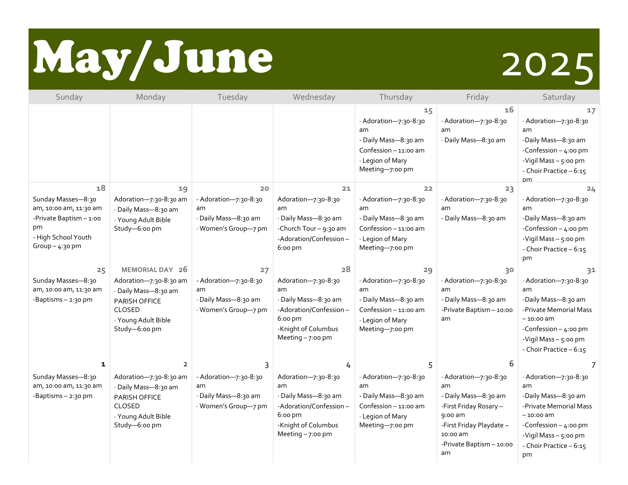 May June 2025 1