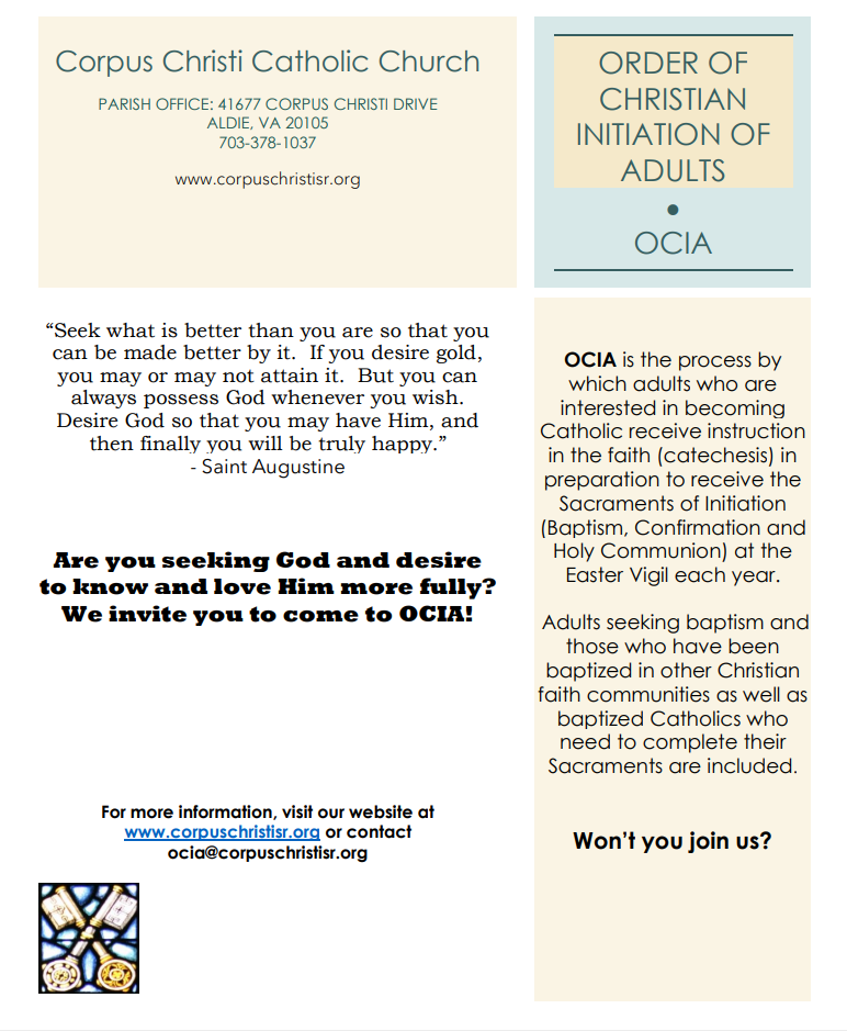 OCIA Flyer Information 1